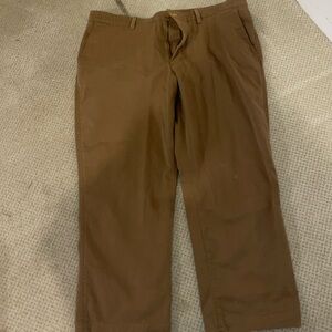 L.L bean brown khaki pants. Size 42w x 29in